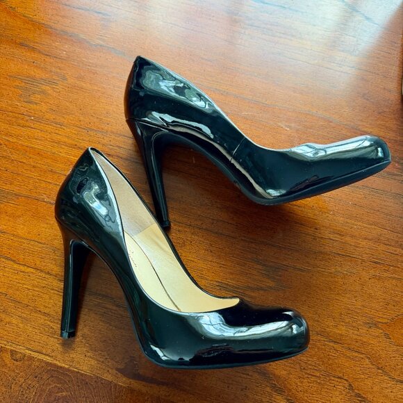 Jessica Simpson Calie Pump in Black Patent Size 9 Faux Leather - Picture 8 of 14